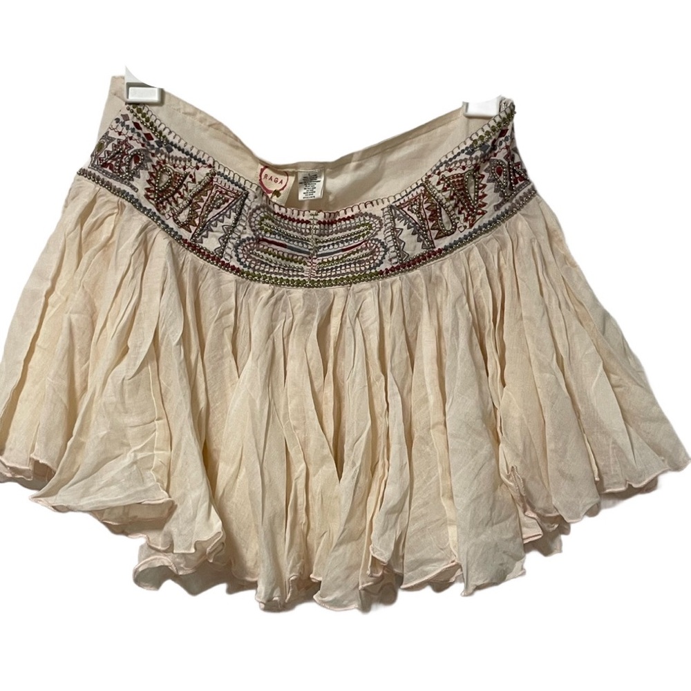 RAGA  Embellished Skater Mini Skirt